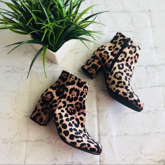 a new day leopard booties